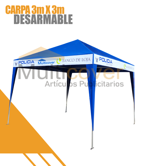 Carpa desarmable 3x3