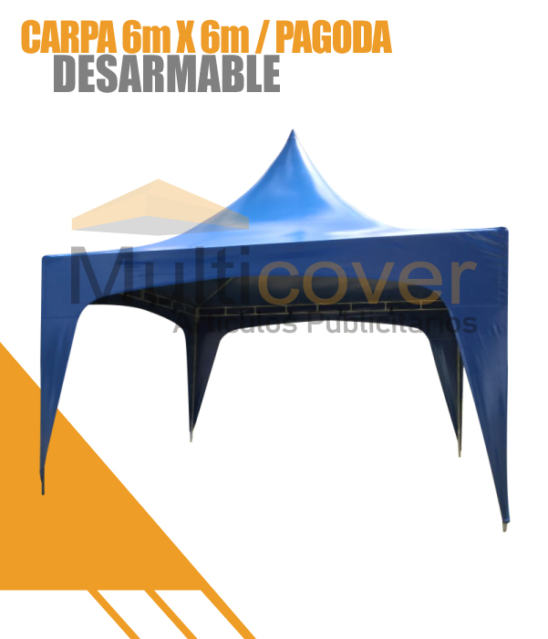 Carpa desarmable 6x6 Pagoda