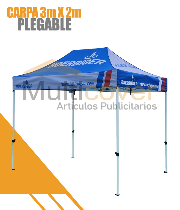 Carpa plegable 3x2 personalizada para eventos, ferias y activaciones de marca