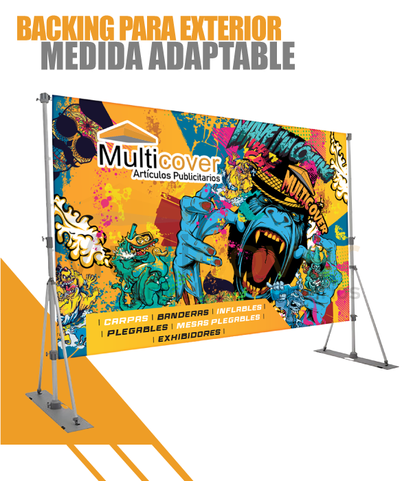Backing para Exterior Mediada Adaptable